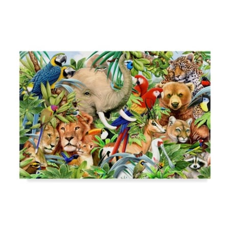 Howard Robinson 'Tropical Forest' Canvas Art,22x32